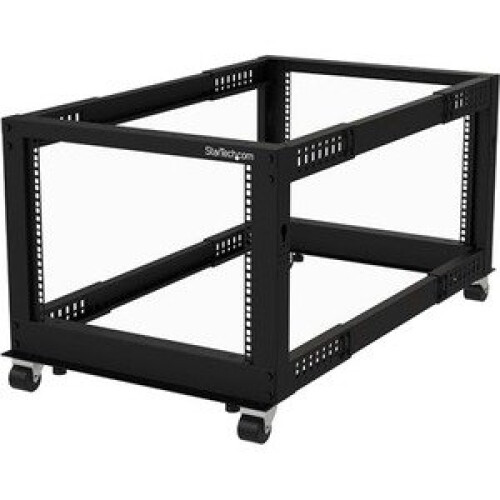 StarTech.com Startech 8U 19" Open Frame Server Rack Compact 4 Post Adjustable Depth 22 T 4POSTRACK8U