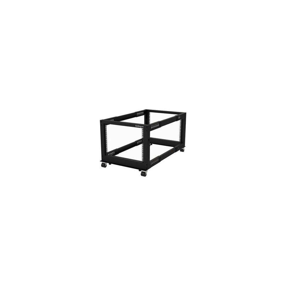 Startech 8U 19" Open Frame Server Rack Compact 4 Post Adjustable Depth 22 T 4POSTRACK8U