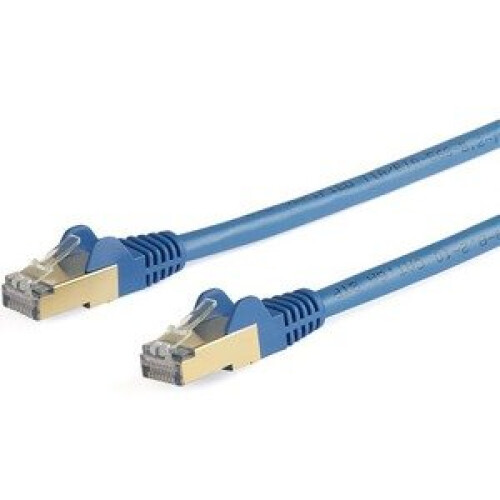 StarTech.com Startech cable ethernet cat6a 5m azul - hilo de cobre blindado