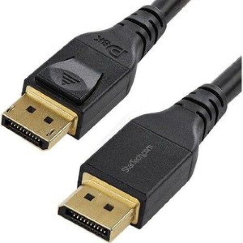 StarTech.com Cable DisplayPort 1.4 - STARTECH - LTLOCKNANO - 4 m - Certificado VESA - 8K 60 Hz