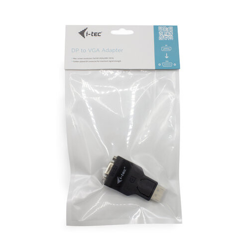 Videoadapter - I-TEC - DP2VGAADA - DisplayPort zu VGA - 1920x1080 - Schwarz 2