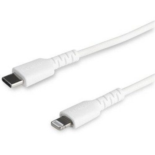 StarTech.com Startech 1M Usb C To Lightning Cable Iphone Ipad Fast Charging Durable Whit RUSBCLTMM1MW