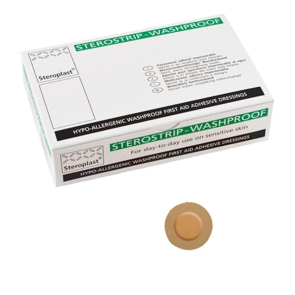 Steroplast Hypo-Allergenic Washproof Plasters, Spot, Pack Of 100