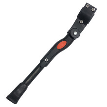 (Black) Heavy Duty Adjustable Mountain Bike Bicycle Prop Side Rear Kick Stand Support