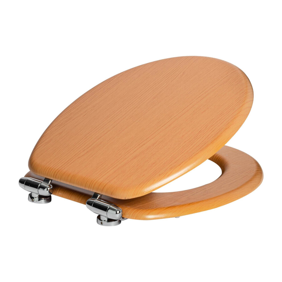 Wooden Soft Close Toilet Seat