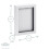 Nicola Spring Box Picture Frame Deep 3D Photo Display 5x7 Inch Standing Hanging White x5 3