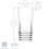 12x Elegan Highball Glasses Set Ridged Drinking Glass Tumbler Tumblers 335ml 5