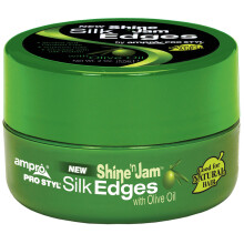 Ampro Shine N Jam Hair Conditioning Gel Silk Edges 2 onças