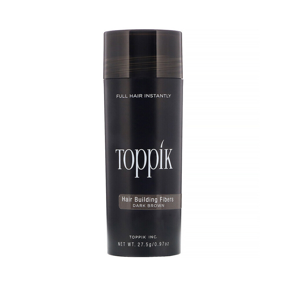 (DARK BROWN) Toppik Hair Building Fibres | Hair Fibres For Thinning Hair