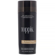 Toppik Hair Building Fibers Light Brown 27.5g | Fill In Fine or Thinning Hair | Instantly Thicker Fuller Looking Hair | 9 Shades for Men & Wom