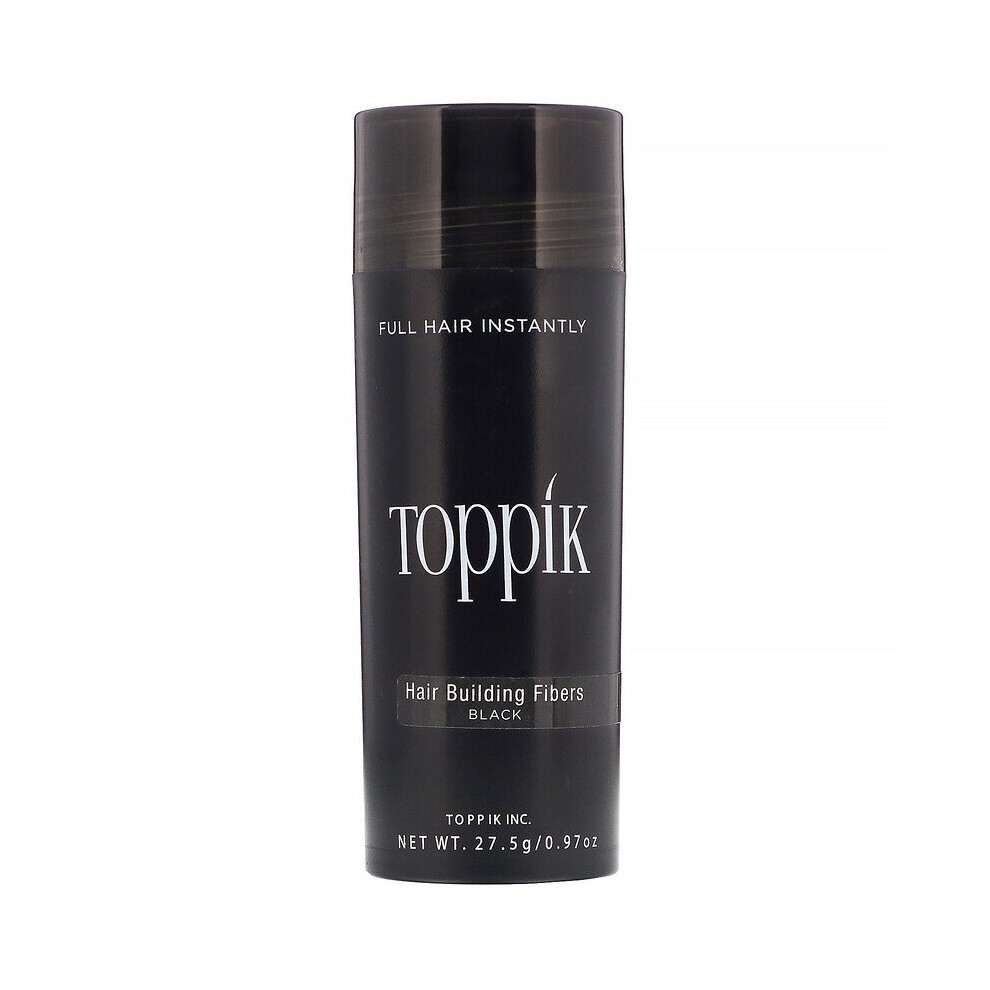 (BLACK) Toppik Hair Building Fibres | Hair Fibres For Thinning Hair