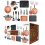 Gr8 Home Copper 21-Piece Kitchen Starter Set: Pots, Pans, Bakeware & Utensils (Code 2006934) 2