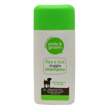 Pride & Groom Flea & Tick Dog Shampoo - Gentle All-Ages Formula with Peppermint & Cedarwood Oil 300ml | PG1006A