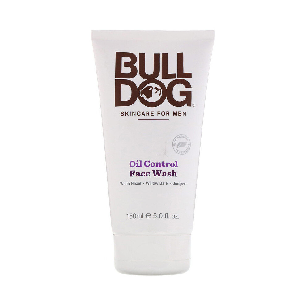 Bulldog Skincare For Men, Oil Control Face Wash, 5 fl oz (150 ml)