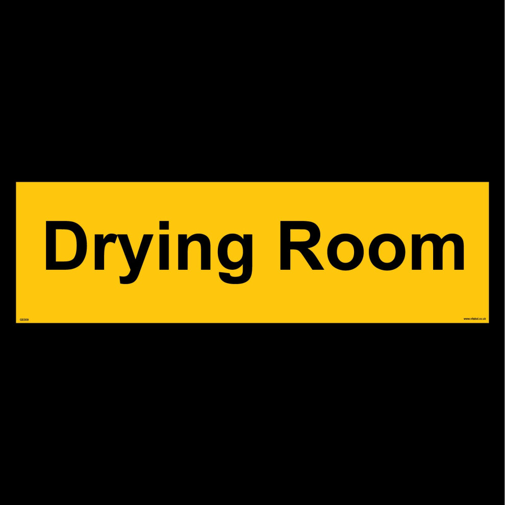 (150 x 50mm - 6 x 2, Magnetic - Vehicle Grade) GE009 Drying Room SIGN Door Plaque cabinets laundry dryers wet moisture-image-OPC-P5WCJDC-NEW