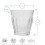 Duralex Duralex Picardie Cocktail Glasses Set Highball Tumblers 220ml, 360ml x12 6