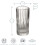 Duralex Duralex Manhattan Vintage Collins Gin Highball Cocktail Glasses 305ml x12 5