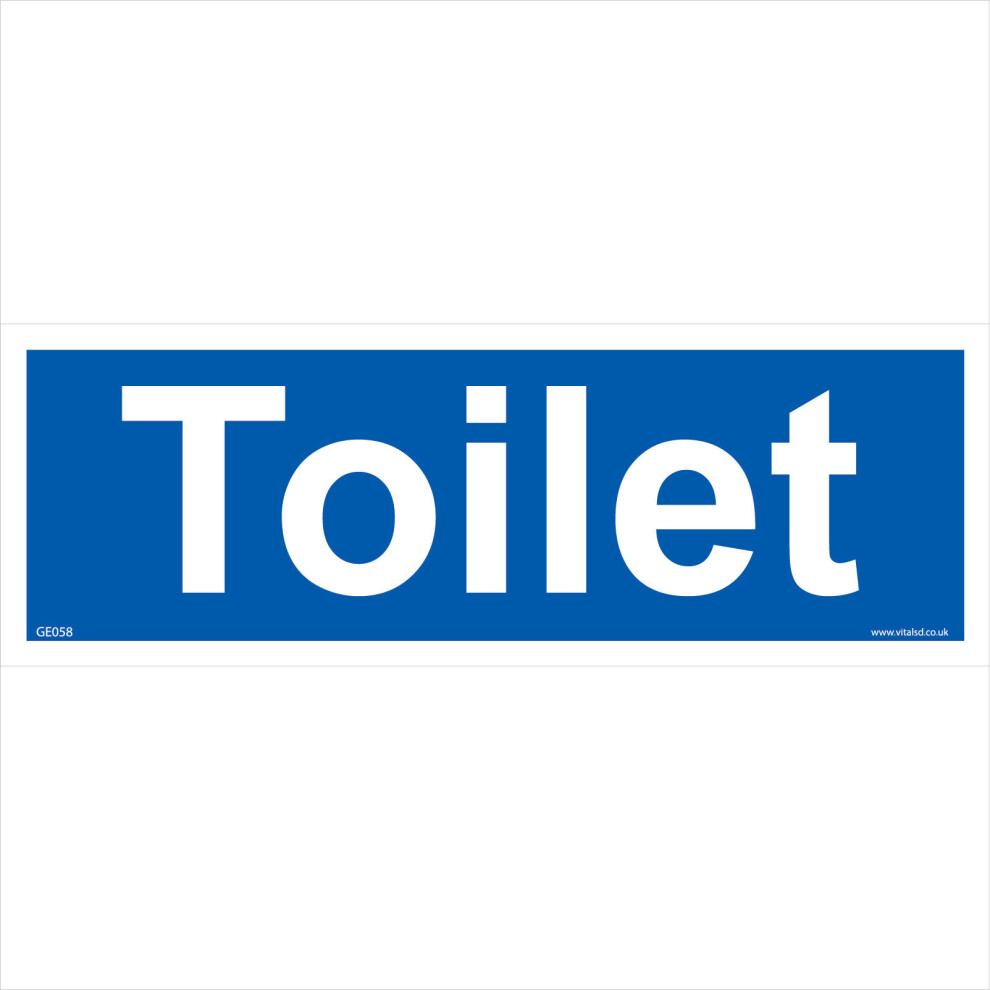 (300 x 100mm - 12 x 4, Magnetic - Vehicle Grade) GE058 Toilet SIGN  Door Plaque gents ladies women men loo washroom cloakroom