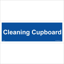 (300 x 100mm - 12 x 4, 5mm Heavy Duty Foamex Foamboard) GE649 Cleaning Cupboard SIGN Door Plaque mops buckets dusters polish
