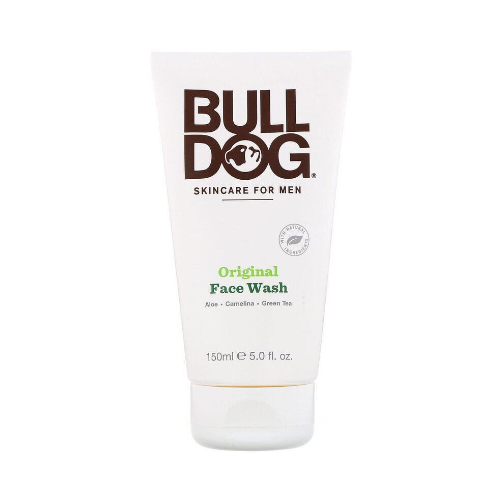 Bulldog Skincare For Men, Original Face Wash, 5 fl oz (150 ml)