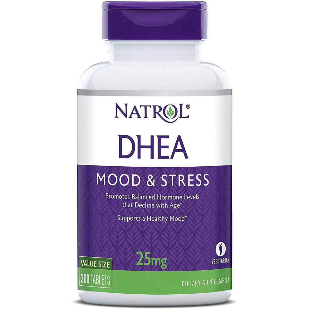 Dhea 25Mg By Natrol - 300 Tab, 2 Pack