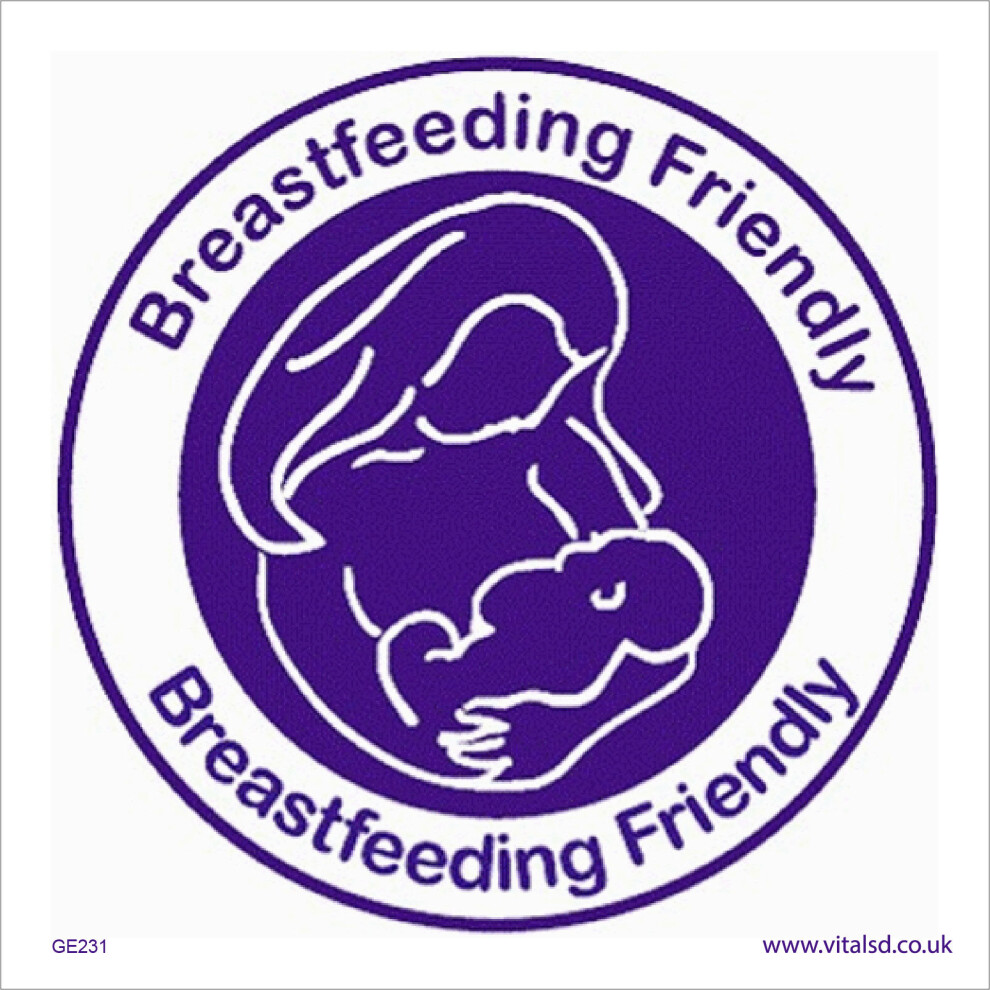 (200 x 200mm - 8 x 8, Magnetic - Vehicle Grade) GE231 Breastfeeding Friendly SIGN nursing mothers feed pump cafe coffee shop-image-OPC-P5WFKSF-NEW
