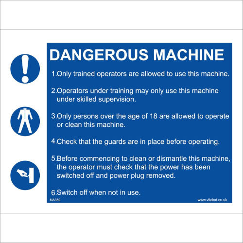 (200 x 150mm - 8 x 6, 3mm Standard Foamex Foamboard) MA359 Dangerous ...