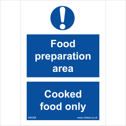 (400 x 600mm - 16 x 24, Sticker / Sav - White Background) MA308 Food ...