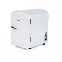 Cristal 4 Litre White Mini Travel Fridge White