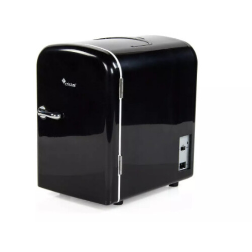 Cristal 4 Litre Black Mini Travel Fridge