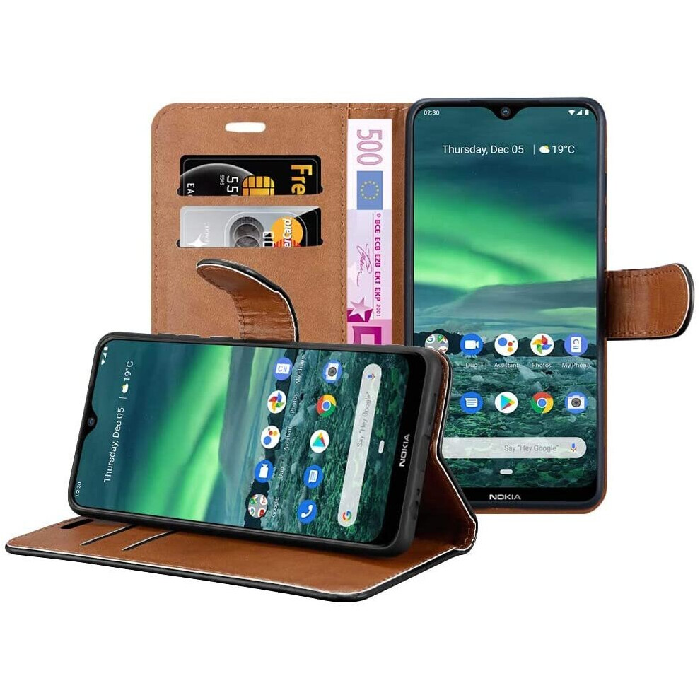 (Purple) For Nokia 2.3 Phone Wallet Book Leather Case Purple 5056298018444
