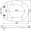 EUROSHOWERS Opal One White Slow Close Toilet Seat 3