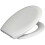 EUROSHOWERS Opal One White Slow Close Toilet Seat 1
