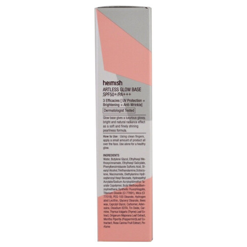 Heimish, Artless Glow Base, SPF 50+ PA+++, 40 ml 2
