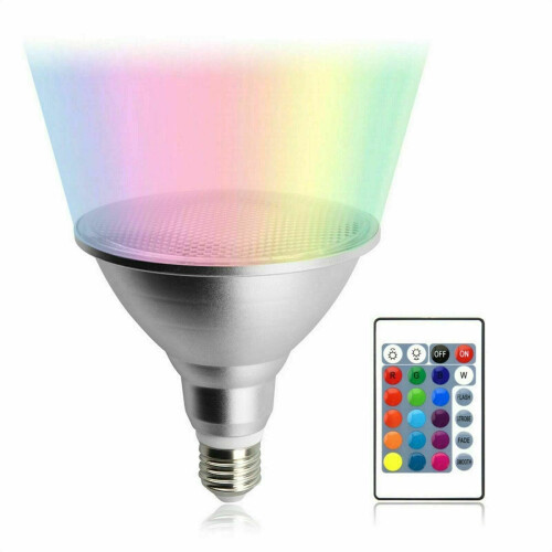 Waterproof Dimmable RGB LED PAR30 Light E27 15W 220V Energy Saving 2