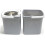 Gr8 Home (Grey) 360° Spin Mop With Bucket 3 Microfibre Heads Set 9