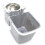 Gr8 Home (Grey) 360° Spin Mop With Bucket 3 Microfibre Heads Set 5