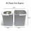 Gr8 Home (Grey) 360° Spin Mop With Bucket 3 Microfibre Heads Set 2