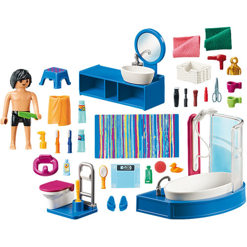 PLAYMOBIL Playmobil Bagno con Vasca Set di Mobili 1