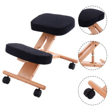 Wooden Kneeling Chair Orthopaedic Stool Ergonomic Posture Frame Seat