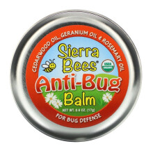 Sierra Bees, Anti-Bug Balm, Cedarwood, Geranium & Rosemary Oil, 17g