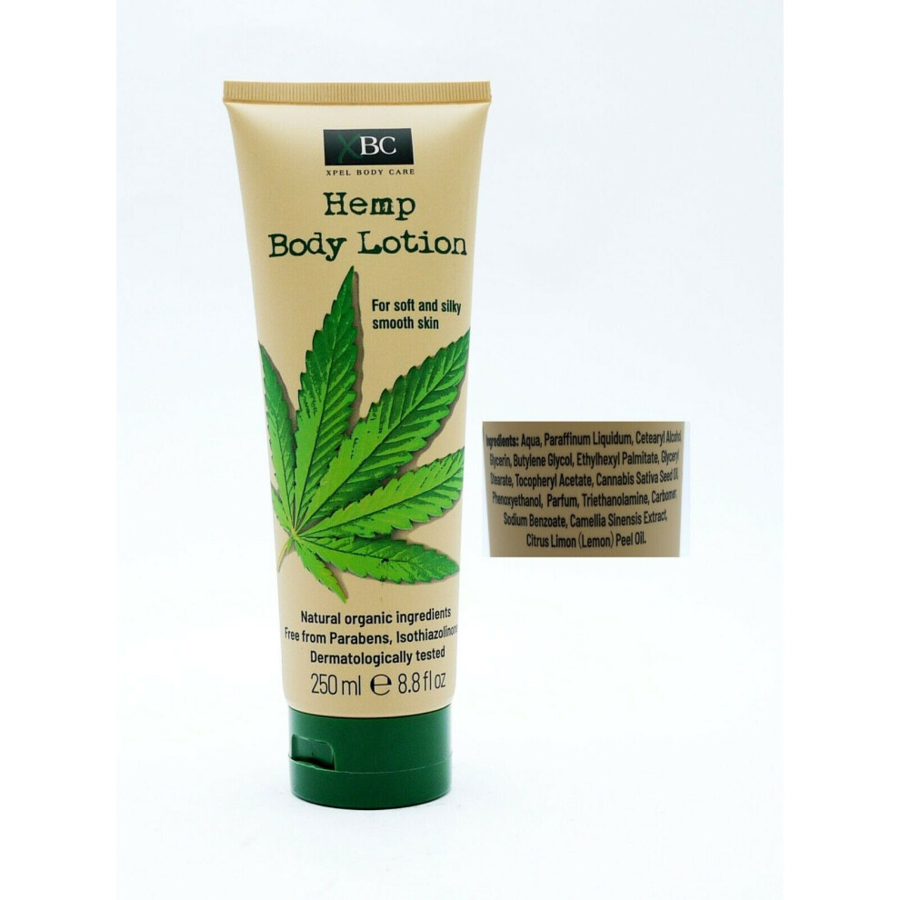 Natural Organic Hemp Body Lotion