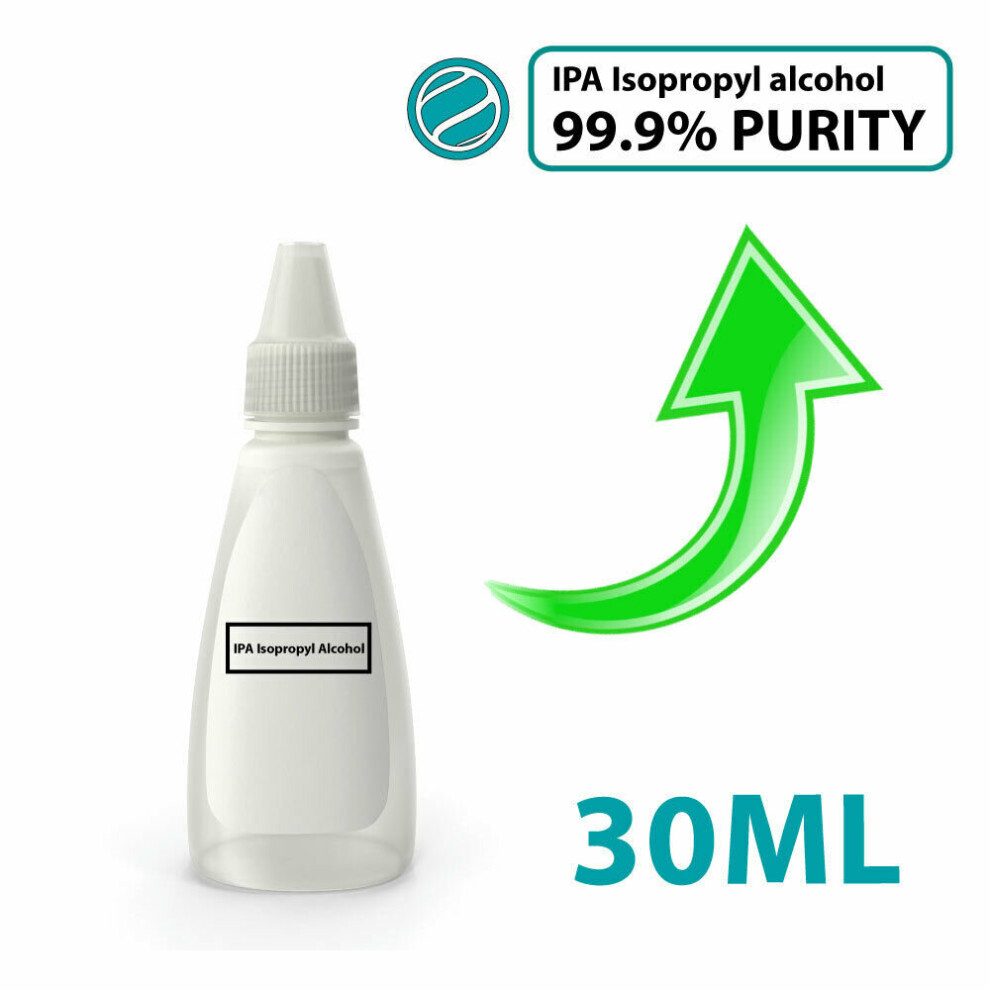 Jjv Chemicals (30Ml) Ipa Isopropyl Alcohol Pure Rubbing Alcohol Antiseptic Disinfectant 99.9% Purity