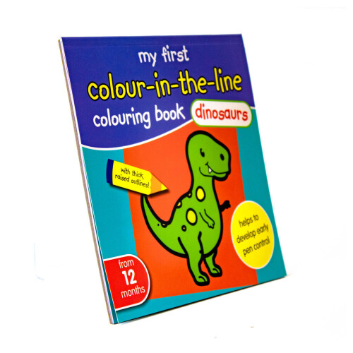 My First Colour in the Line Colouring Book - Dinosaurs 1