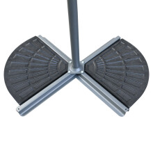 Parasol Base Weights Concrete Stand Heavy Duty For Hanging Cantilever Banana Umbrella -  Fan Shape