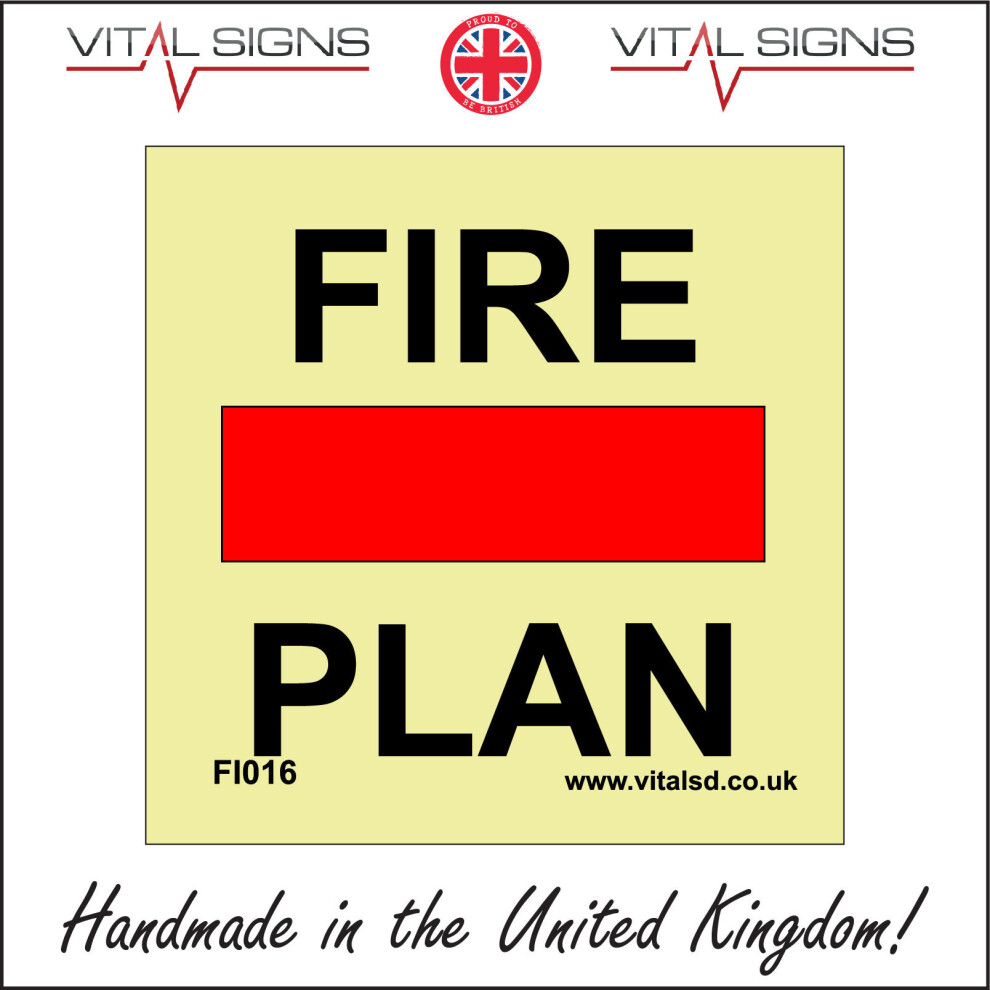 (400 x 400mm - 16 x 16, 10mm Extra Heavy Duty Foamex Foamboard) FI016 Fire Plan SIGN in case of emergency sound alert bell alarm master sheet-image-OPC-P5WMVPY-NEW