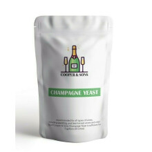 (5g) Champagne Yeast for All SPARKLING Wine & Cider Super Yeast by Cooper & Sons