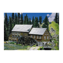 FALLER Hexenloch Water Mill Model Kit w/ Motor I HO Gauge 130388