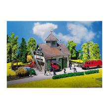 FALLER Rural Fire Station Model Kit I HO Gauge 130268
