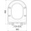 EUROSHOWERS (Long D Slim) SLIM D Shape Slow Close Quick Release Toilet Seats 2